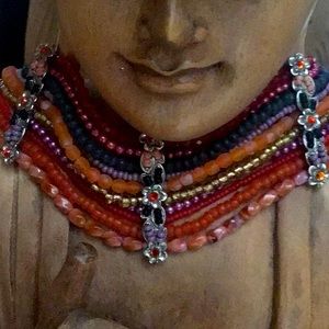 Multi Strand Bead Choker